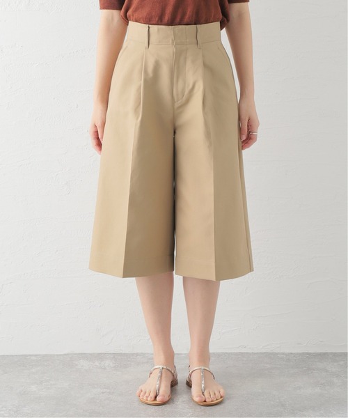 Spick & Span（スピックアンドスパン）の「コットンW ガウチョパンツ（その他パンツ・レディース・ホワイト/ベージュ・38/36）」の18枚目の写真