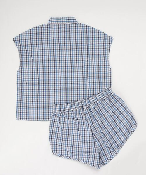 DIESEL（ディーゼル）の「レディース 半袖パジャマ セット ルームウェア（ルームウェア/パジャマ・レディース・ピンク/ブルー・SMALL/LARGE/MEDIUM）」の5枚目の写真