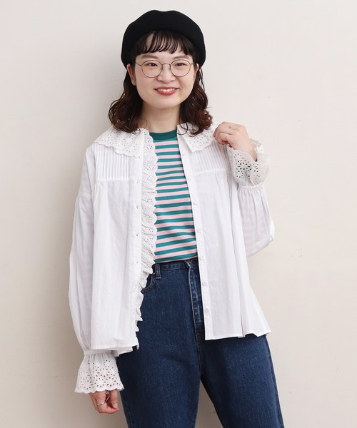 CHILD WOMAN（チャイルドウーマン）の「40/2ボーダーシルケット