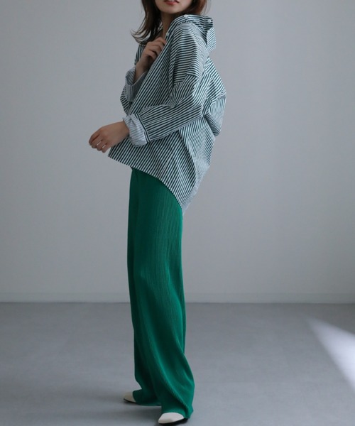 sakishimatokyo（サキシマトーキョー）の「セルフカットカラーパンツ【動画あり】（スウェットパンツ・レディース・グリーン/グレイッシュベージュ/ピンク/ブラック/ブラウン/パープル/ダークオレンジ/カーキ/ブルー/ブラック系その他/ブラウン系その他・FREE）」の13枚目の写真