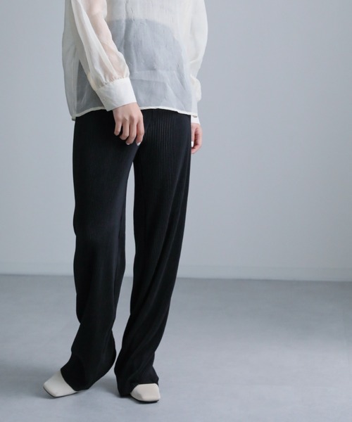 sakishimatokyo（サキシマトーキョー）の「セルフカットカラーパンツ【動画あり】（スウェットパンツ・レディース・グリーン/グレイッシュベージュ/ピンク/ブラック/ブラウン/パープル/ダークオレンジ/カーキ/ブルー/ブラック系その他/ブラウン系その他・FREE）」の20枚目の写真