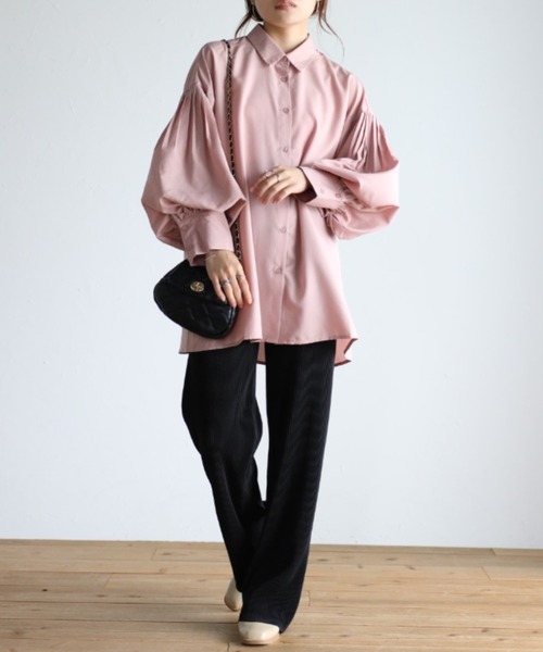 sakishimatokyo（サキシマトーキョー）の「セルフカットカラーパンツ【動画あり】（スウェットパンツ・レディース・グリーン/グレイッシュベージュ/ピンク/ブラック/ブラウン/パープル/ダークオレンジ/カーキ/ブルー/ブラック系その他/ブラウン系その他・FREE）」の19枚目の写真