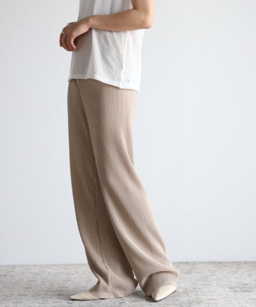 sakishimatokyo（サキシマトーキョー）の「セルフカットカラーパンツ【動画あり】（スウェットパンツ・レディース・グリーン/グレイッシュベージュ/ピンク/ブラック/ブラウン/パープル/ダークオレンジ/カーキ/ブルー/ブラック系その他/ブラウン系その他・FREE）」の21枚目の写真