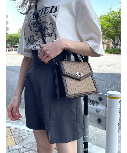 EMODA(エモダ)の「モノグラムハンドルバッグ(ハンドバッグ・レディース・その他/その他1/イエロー/ブラック・FREE)」の14枚目の写真