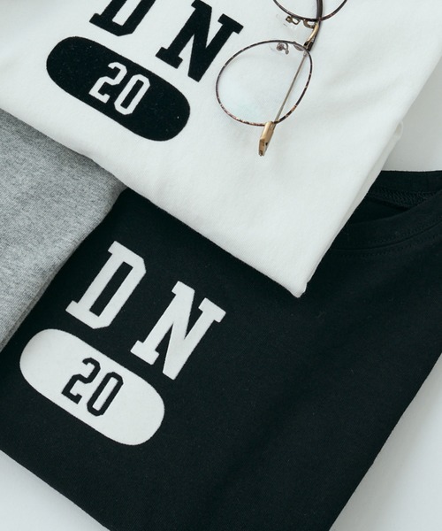 PUAL CE CIN（ピュアルセシン）の「【Du noir】フロッキープリントTシャツ（Tシャツ/カットソー・レディース・ホワイト/ブラック/グレー・FREE）」の12枚目の写真