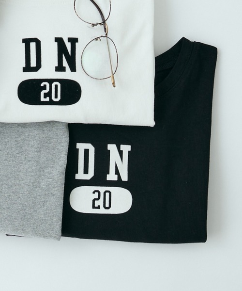 PUAL CE CIN（ピュアルセシン）の「【Du noir】フロッキープリントTシャツ（Tシャツ/カットソー・レディース・ホワイト/ブラック/グレー・FREE）」の13枚目の写真