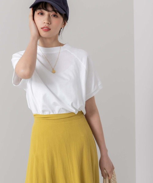 fifth（フィフス）の「ラグランベーシックカットソー（Tシャツ/カットソー・レディース・ホワイト/ブラック/ブラウン・M）」の4枚目の写真