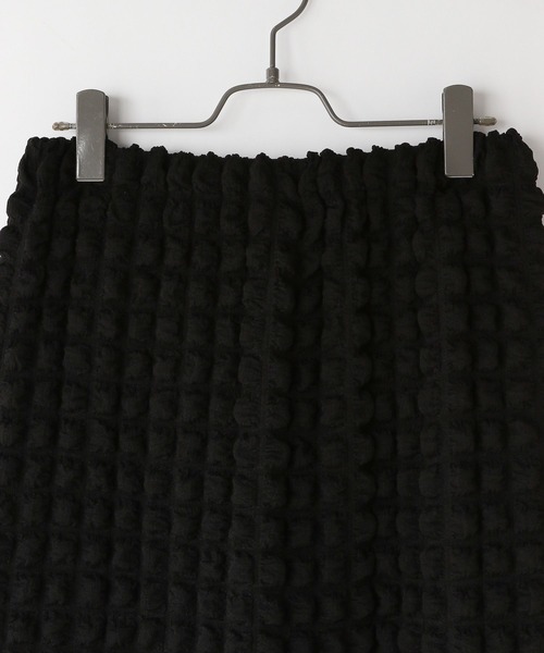 yuw（ユウ）の「フクレジャガードタイトスカート　349510（スカート・レディース・アイボリー/ブラック/ピンク/パープル/ブラック系その他・FREE）」の12枚目の写真