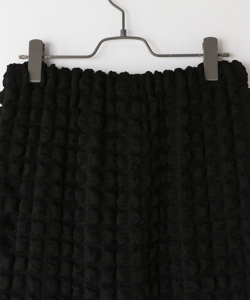 yuw（ユウ）の「フクレジャガードタイトスカート　349510（スカート・レディース・アイボリー/ブラック/ピンク/パープル/ブラック系その他・FREE）」の11枚目の写真