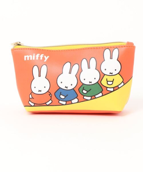 Miffy( ミッフィー)の「【 miffy 】 舟型ポーチ(ポーチ・レディース・オレンジ/ピンク/イエロー・FREE)」の3枚目の写真