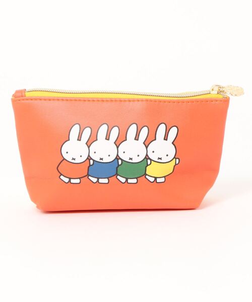 Miffy( ミッフィー)の「【 miffy 】 舟型ポーチ(ポーチ・レディース・オレンジ/ピンク/イエロー・FREE)」の4枚目の写真