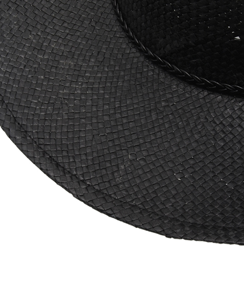 And A（アンドエー）の「コンチョ付き中折れHAT（ハット・レディース・ブラック/ベージュ・FREE）」の5枚目の写真