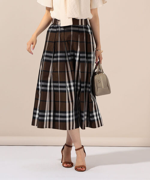 セール】【追加予約】タフタチェックスカート（スカート）｜NOLLEY'S