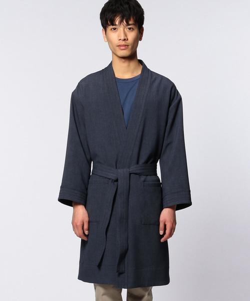 UNITED ARROWS（ユナイテッドアローズ）の「WL キモノ コート◆（その他アウター・メンズ・ネイビー・MEDIUM/SMALL/LARGE）」の10枚目の写真