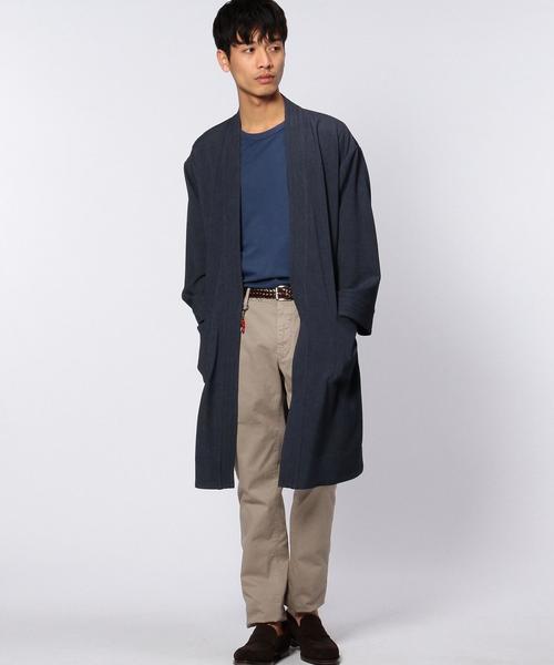 UNITED ARROWS（ユナイテッドアローズ）の「WL キモノ コート◆（その他アウター・メンズ・ネイビー・MEDIUM/SMALL/LARGE）」の3枚目の写真