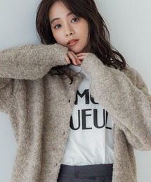 coca（coca） | ブークレニットクルーネックカーディガン(カーディガン/ボレロ)