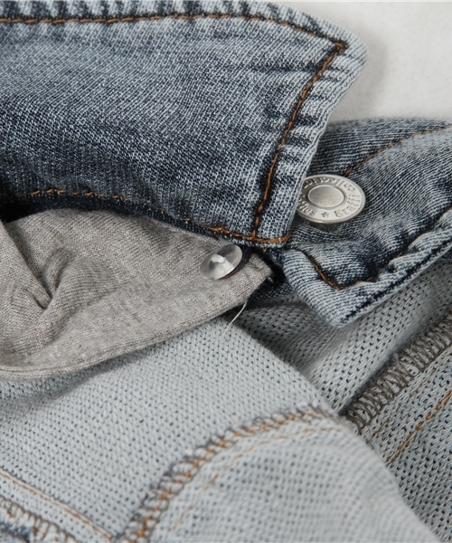 WEGO(ウィゴー)の「WEGO/フード付Gジャン(デニムジャケット・レディース・インディゴブルー・MEDIUM)」の10枚目の写真