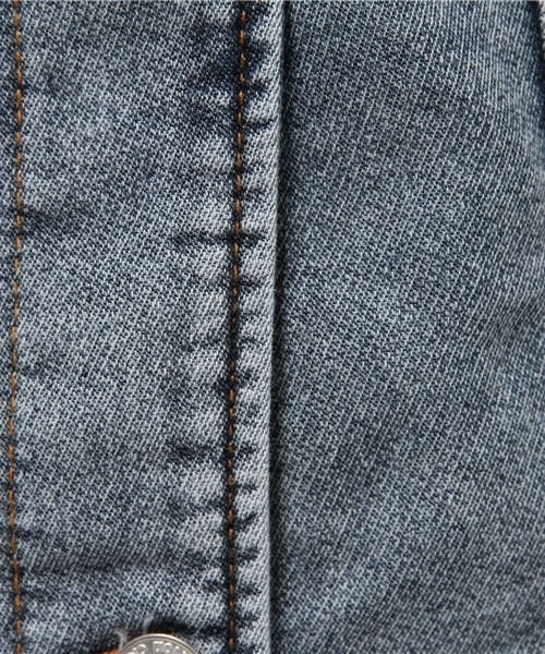 WEGO(ウィゴー)の「WEGO/フード付Gジャン(デニムジャケット・レディース・インディゴブルー・MEDIUM)」の12枚目の写真