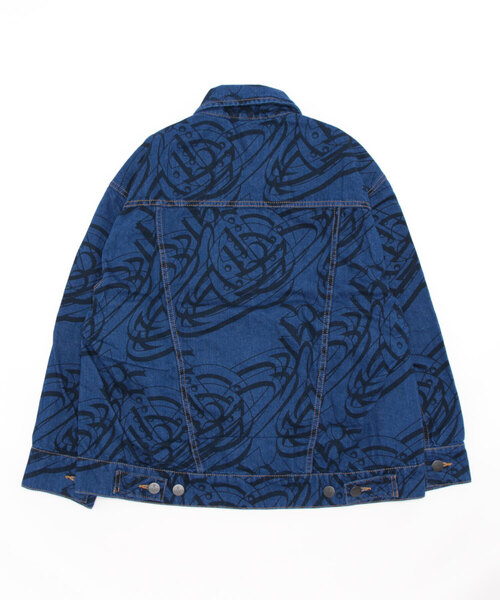Vivienne Westwood プリントデニムジャケット Vivienne Westwood（ヴィヴィアンウエストウッド）の「ﾀﾞｲｱｺﾞﾅﾙ