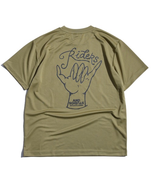 Satellite（サテライト）の「【SATELLITE(サテライト)】BEACH CRUISER TEE /RIDERS / ワイドシルエット / 吸汗速乾 / ラッシュTEE（Tシャツ/カットソー・レディース・ブラック/ベージュ/オリーブ・M/L）」の3枚目の写真