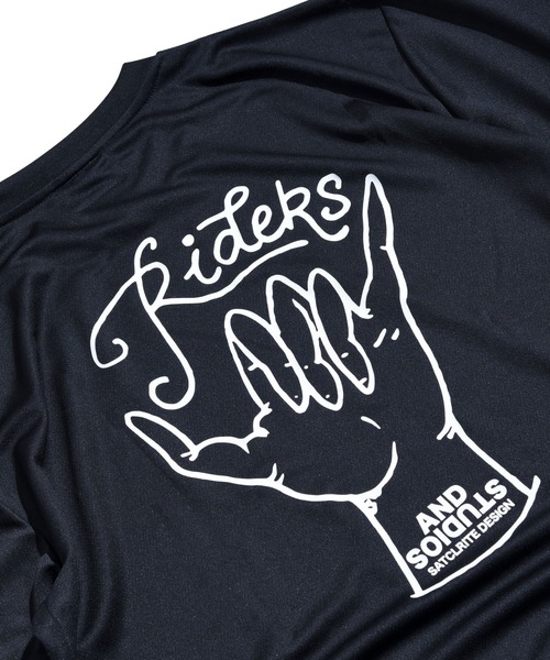 Satellite（サテライト）の「【SATELLITE(サテライト)】BEACH CRUISER TEE /RIDERS / ワイドシルエット / 吸汗速乾 / ラッシュTEE（Tシャツ/カットソー・レディース・ブラック/ベージュ/オリーブ・M/L）」の2枚目の写真