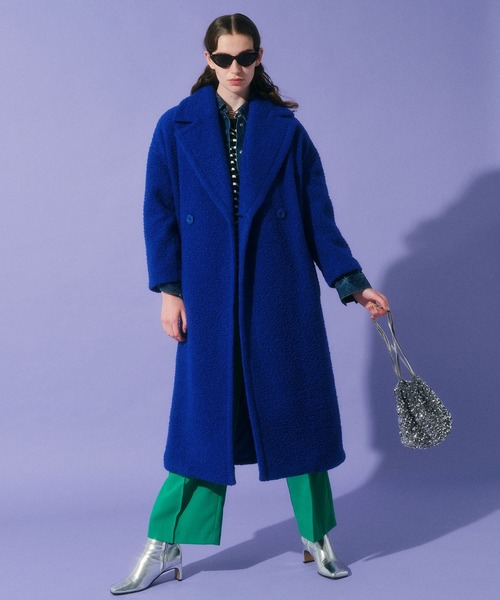 MAISON SPECIAL（メゾンスペシャル）の「Color Wide tapered Pants/カラーワイドテーパードパンツ【MAISON SPECIAL/メゾンスペシャル】（その他パンツ・レディース・ブラック/グリーン/ブルー/パープル/イエロー・36/38）」の7枚目の写真