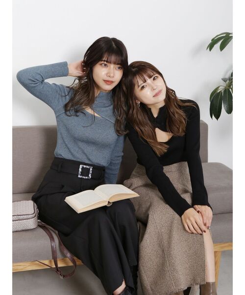 MURUA（ムルーア）の「チャイナタイトニット（ニット/セーター）」 - WEAR