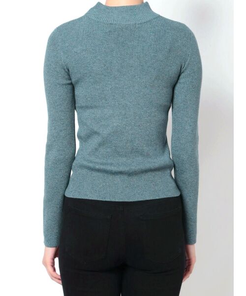 MURUA（ムルーア）の「チャイナタイトニット（ニット/セーター・レディース・ブラック/グレー/ブルー/モカ・FREE）」の12枚目の写真