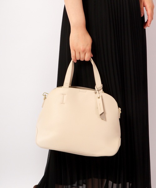 Legato Largo(レガートラルゴ)の「Legato Largo 軽量フェイクレザー2WAYショルダーバッグ(ショルダーバッグ・レディース・ブラック/アイボリー/グレイッシュベージュ/ブルーグレー・FREE)」の12枚目の写真