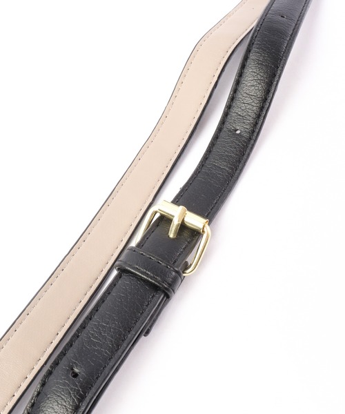 Legato Largo(レガートラルゴ)の「Legato Largo 軽量フェイクレザー2WAYショルダーバッグ(ショルダーバッグ・レディース・ブラック/アイボリー/グレイッシュベージュ/ブルーグレー・FREE)」の8枚目の写真