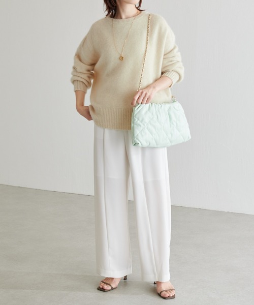 PAPILLONNER（パピヨネ）の「2WAY/ショルダー/キルティングクラッチバッグ/PAPILLONNER/パピヨネ（クラッチバッグ・レディース・アイボリー/ミント・FREE）」の19枚目の写真