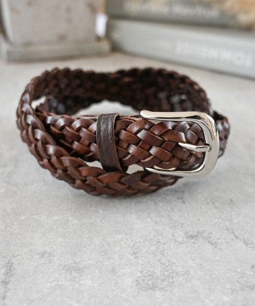 Editors Draw（エディターズドロー）の「30mm メッシュベルト（ベルト・メンズ・ブラック/ダークブラウン/ブラウン・FREE）」の2枚目の写真