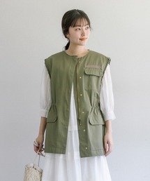 PUAL CE CIN | ミリタリーベスト／ジレ(ミリタリージャケット)