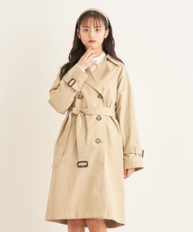 pom ponette junior 【AMI】 ショートン長袖トレンチコート pom ponette junior（ポンポネットジュニア）の「【AMI】ショートン