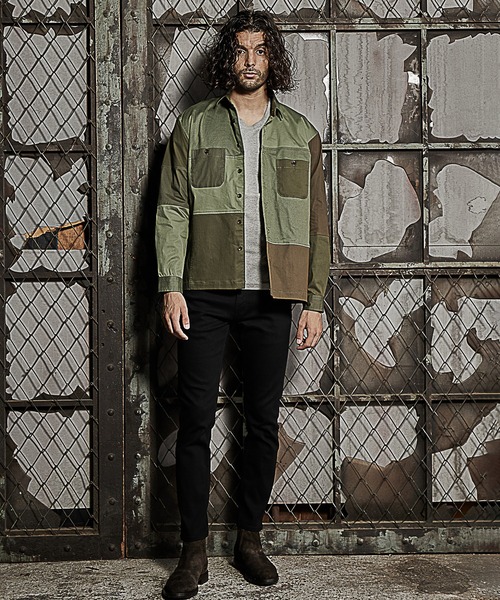 RATTLE TRAP(ラトルトラップ)の「クレイジーパターンシャツブルゾン(シャツ/ブラウス・メンズ・グレー/カーキ・LL/M/L)」の21枚目の写真