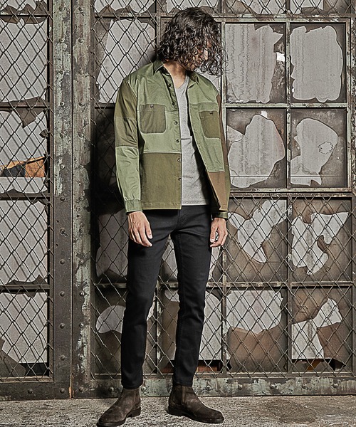 RATTLE TRAP(ラトルトラップ)の「クレイジーパターンシャツブルゾン(シャツ/ブラウス・メンズ・グレー/カーキ・LL/M/L)」の14枚目の写真