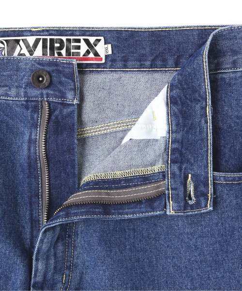 AVIREX(アヴィレックス)の「バーシティー ペインター パンツ / VARSITY PAINTER PANTS(デニムパンツ・メンズ・ホワイト/その他4/その他6・M/L/2XL/XL)」の14枚目の写真