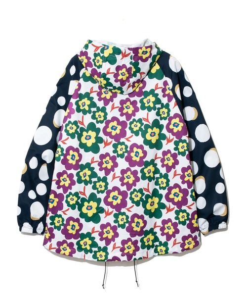 CUBE SUGAR（キューブシュガー）の「CUBE SUGAR/キューブシュガー 撥水加工プリント総柄マウンテンパーカー（マウンテンパーカー