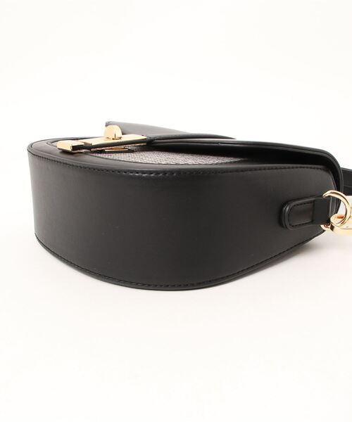 EDIT COLOGNE（エディットコロン）の「ガンクラブチェックミニショルダーバッグ（ショルダーバッグ・レディース・ブラウン/ブラック・ﾌﾘ-）」の4枚目の写真