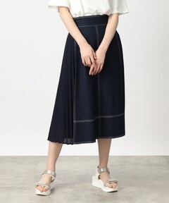 セール】◇ベーシックツイルセミフレアースカート（スカート
