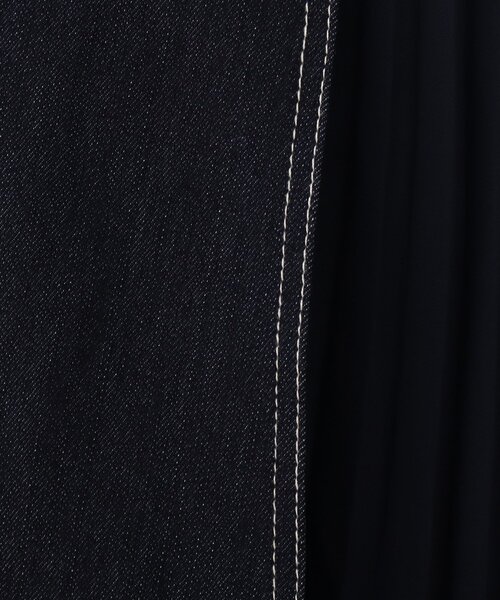 grove（グローブ）の「グローブ人気のスカート！デニムサイドプリーツスカート（スカート・レディース・ネイビー/アイボリー/カーキ/ブラック/カーキ系6・01/02/03/04/05）」の12枚目の写真