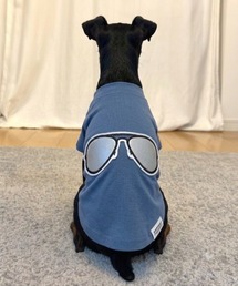 SUPERTHANKS（スーパーサンクス）の「サングラスワッペン/ワンポイント/ドッグシャツ/犬服（ドッグウェア）（ペットウェア）」