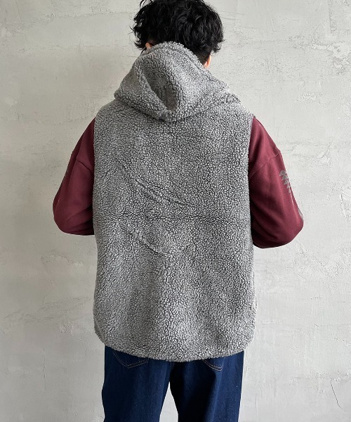 セール】[Gymphlex/ジムフレックス] ボアフードベスト（ベスト