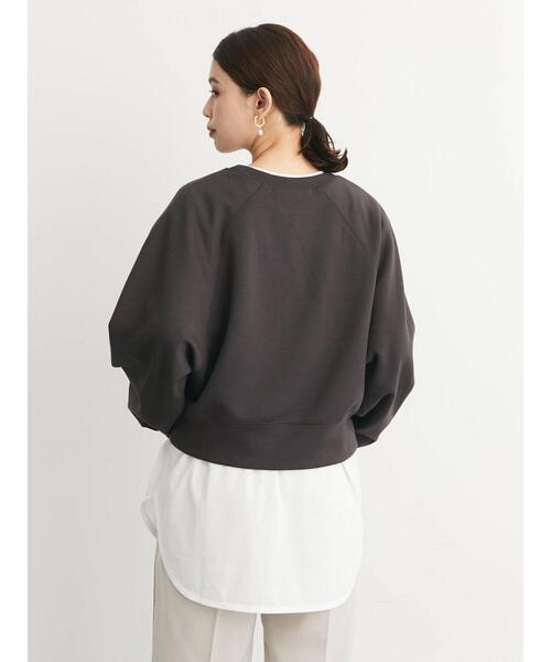 Green　Parks（グリーンパークス）の「・novem 9 ダンボールプルオーバー（スウェット・レディース・アイボリー/ブラック/ピンク/チャコールグレー・FREE）」の15枚目の写真