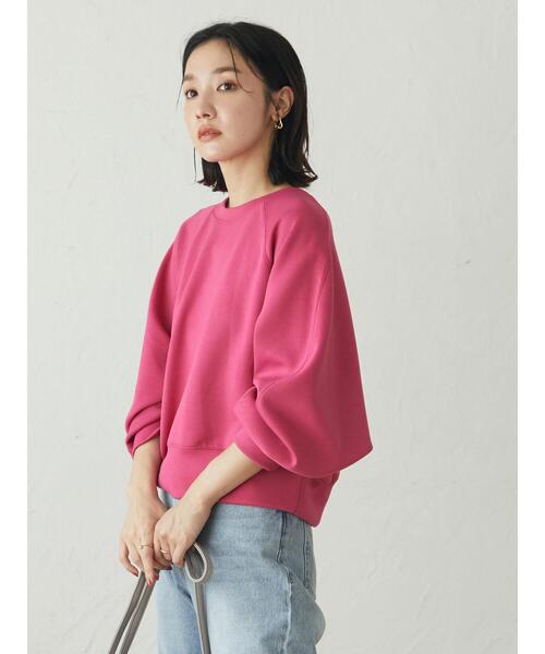 Green　Parks（グリーンパークス）の「・novem 9 ダンボールプルオーバー（スウェット・レディース・アイボリー/ブラック/ピンク/チャコールグレー・FREE）」の17枚目の写真