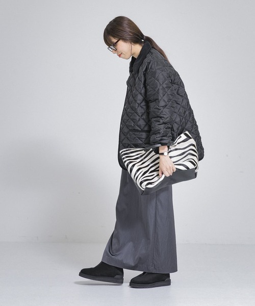 Traditional Weatherwear（トラディショナルウェザーウェア）の「『25周年別注』Traditional Weatherwear×UR　キルティングハーフコート（ダウンジャケット/コート・レディース・ブラック/アイボリー・34）」の20枚目の写真