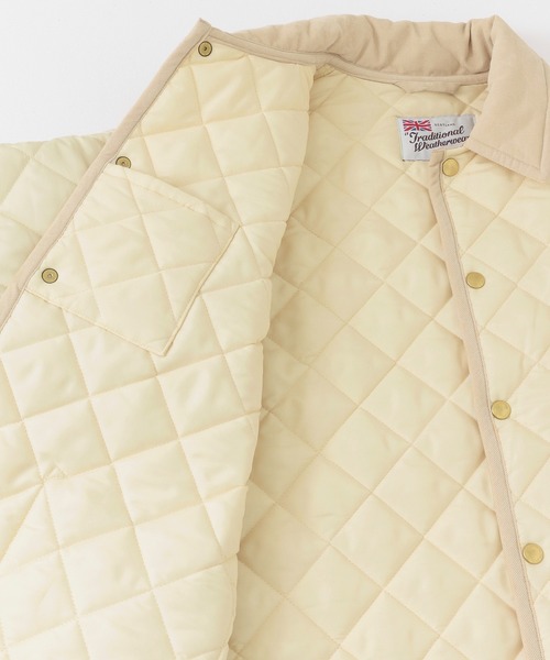 Traditional Weatherwear（トラディショナルウェザーウェア）の「『25周年別注』Traditional Weatherwear×UR　キルティングハーフコート（ダウンジャケット/コート・レディース・ブラック/アイボリー・34）」の7枚目の写真