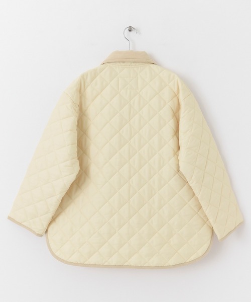 Traditional Weatherwear（トラディショナルウェザーウェア）の「『25周年別注』Traditional Weatherwear×UR　キルティングハーフコート（ダウンジャケット/コート・レディース・ブラック/アイボリー・34）」の8枚目の写真