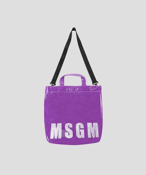 MSGM - MSGM エムエスジーエムクリアバッグ ビニール PVCトート