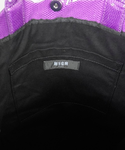MSGM（エムエスジーエム）の「MSGM 2Wayクリアメッシュバッグ